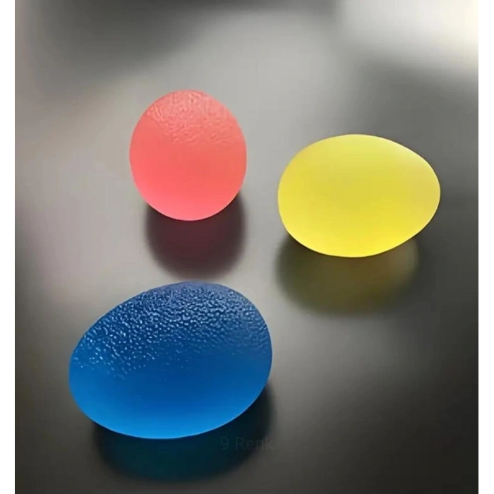 Silikon El Egzersiz Topu | Dayanıklı, Ergonomik ve Rahat Kullanım