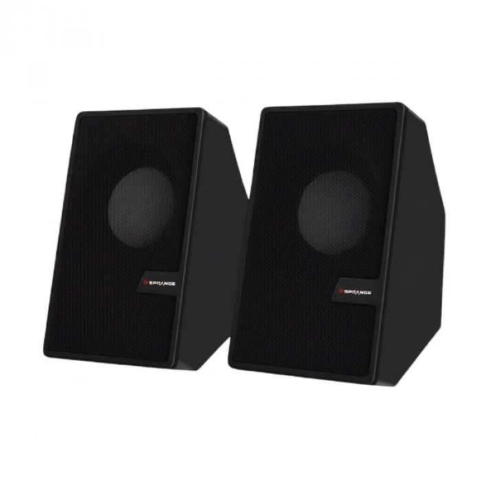 Siyah USB 2.0 + 3.5mm USB Hoparlör