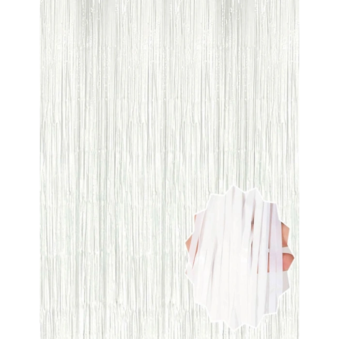 Soft Beyaz Renk Duvar ve Kapı Perdesi İthal 100x200 cm