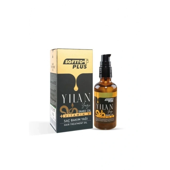 Softto Plus Bitkisel Saç Canlandırıcı Yılan Yağı Saç Bakım Yağı 50 ml
