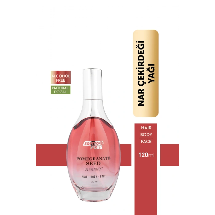 Softto Plus Nar Cilde Parlaklık ve Canlılık Kazandıran Saç Yüz ve Vücut Yağı 120 ml