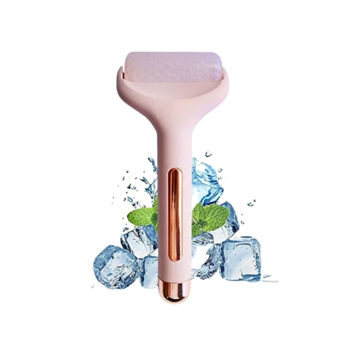 Soğuk Jel Başlıklı Buz Silindiri Yüz Masaj ve Bakım Aleti