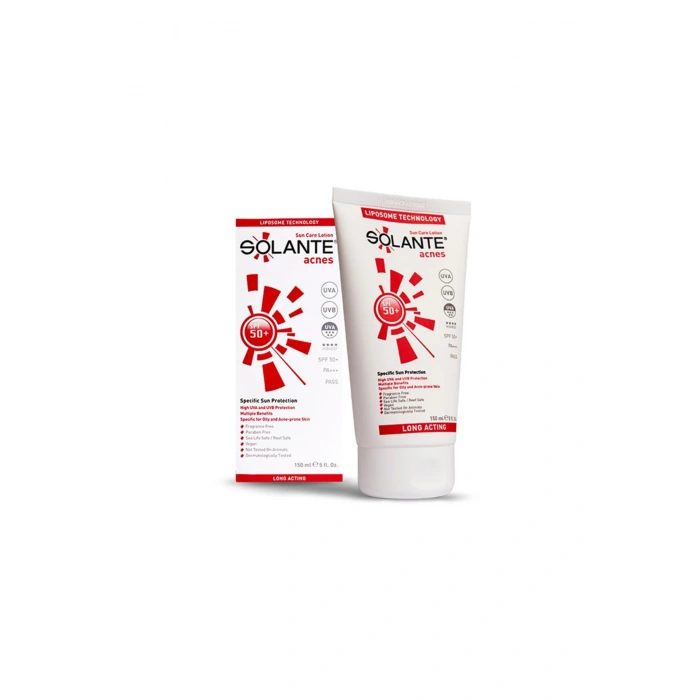 Solante Acnes Spf 50+ 150 ml Güneş Losyon