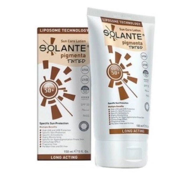 Solante Pigmenta Tinted Spf 50+ 150 ml Güneş Losyon