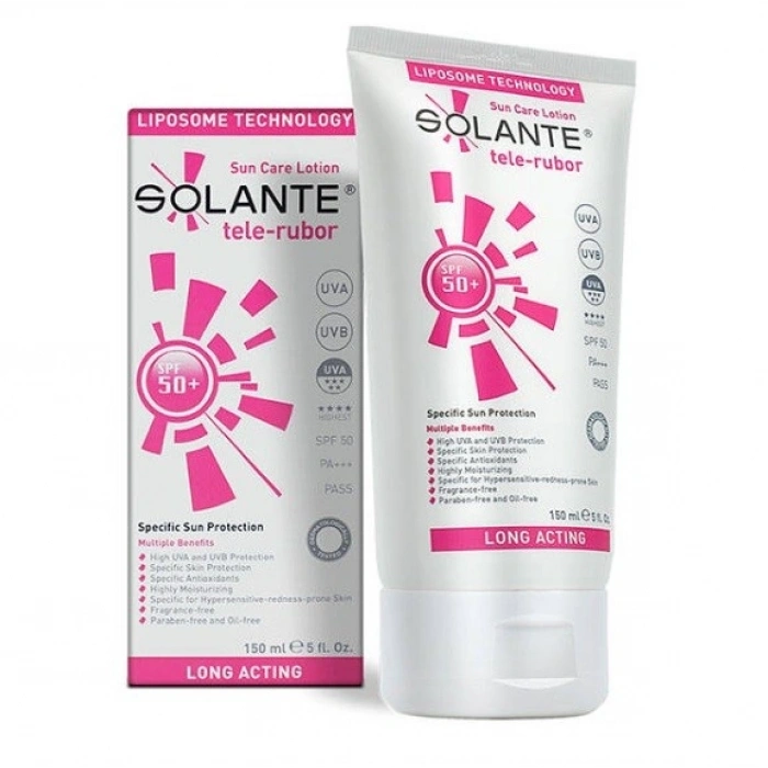 Solante Tele-Rubor Spf 50+ 150 ml Güneş Losyon