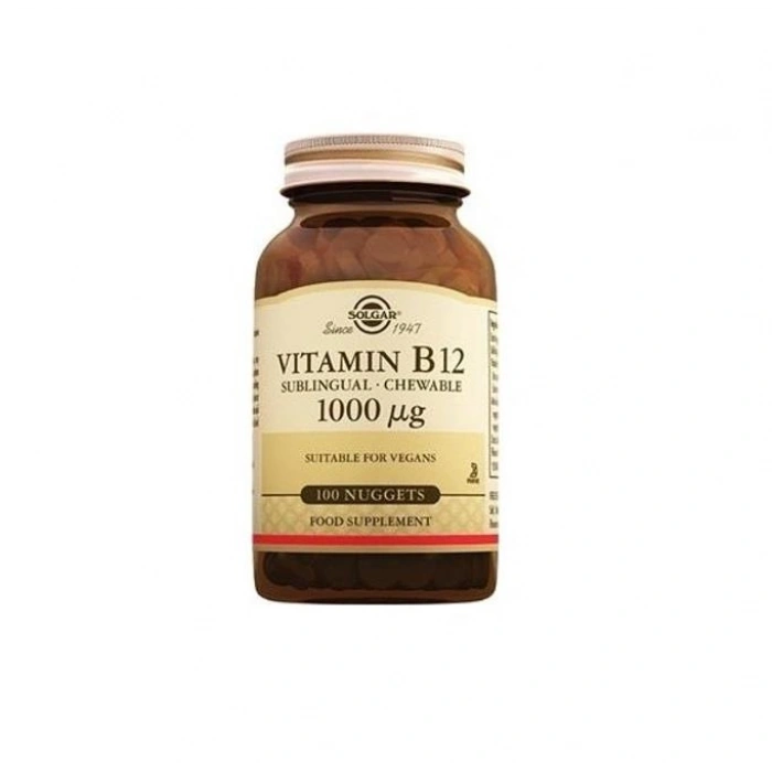Solgar Vitamin B12 1000 mcg 100 Dilaltı Tablet