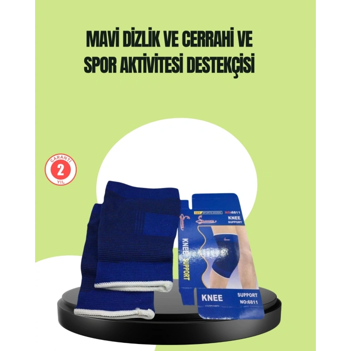 Spor İçin Diz Destek Bandı Anti Kayma Yapısı