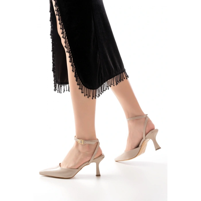 ST-004 Ten Rugan Günlük 7 cm Topuklu Bayan Ayakkabı