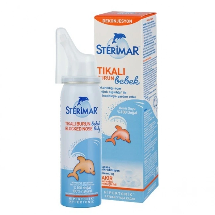 Sterimar Baby Pamper Hipertonik Bebek Tıkalı Burun 100 ml