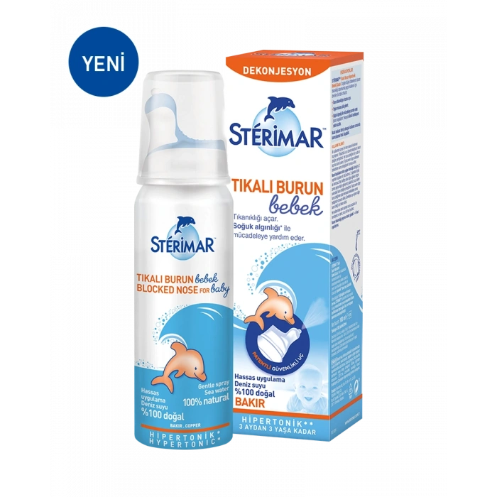 Sterimar Baby Pamper Hipertonik Bebek Tıkalı Burun 100 ml