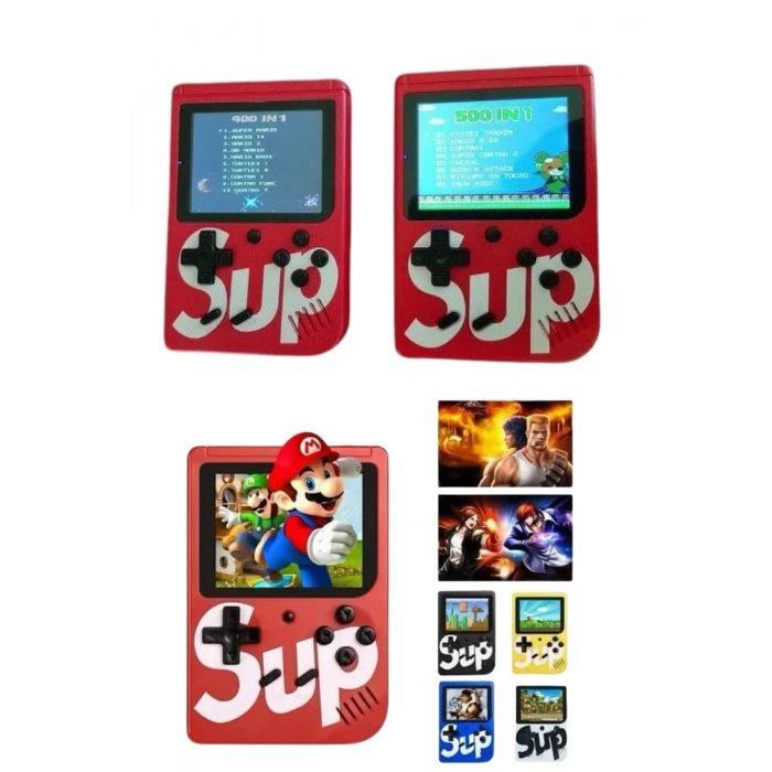 Sup Atari Retro 400 Nostalji Oyunlu Mini Atari Taşınabilir Oyun Konsolu