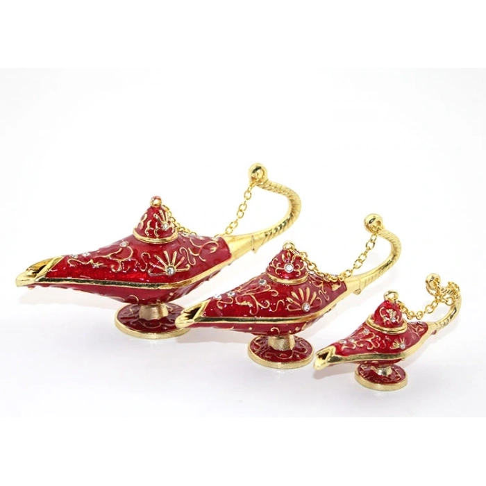 Swarovski Taşlı 3lü Alaaddin Lambası