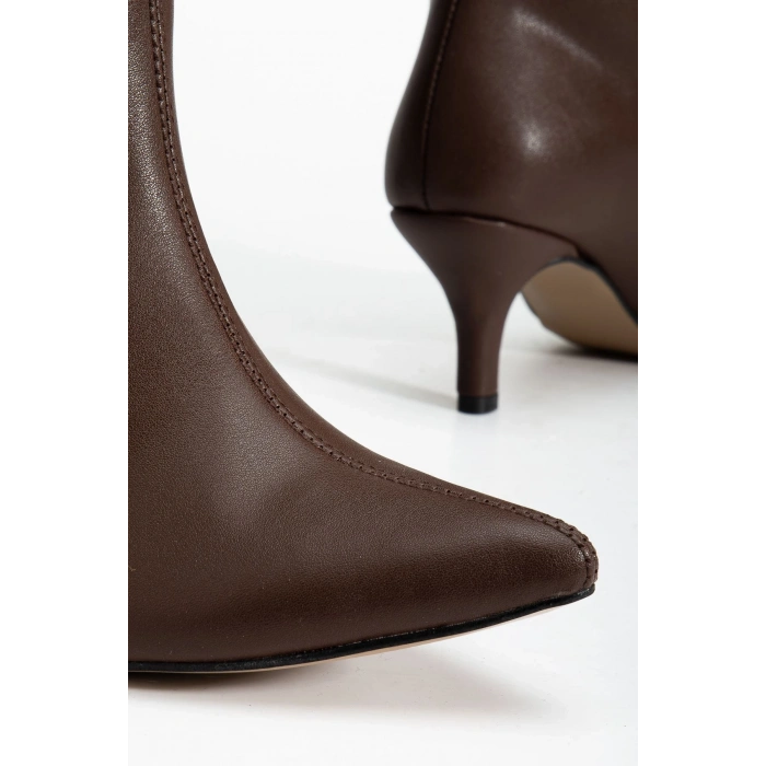 SYT-2025 Açık Kahve Günlük Kadın Çizme