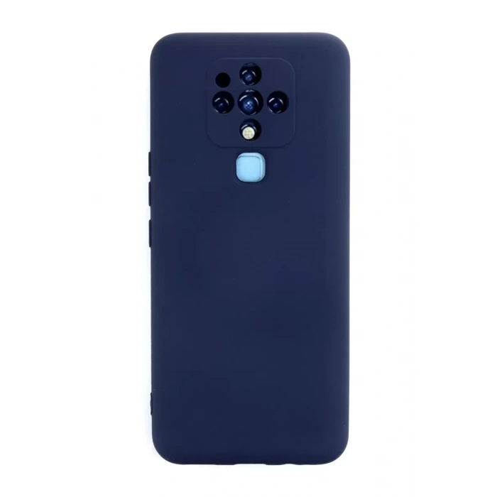Tecno Camon 16 Kılıf Nano içi Kadife Silikon - Lacivert