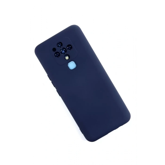 Tecno Camon 16 Kılıf Nano içi Kadife Silikon - Lacivert