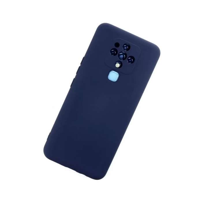 Tecno Camon 16 Kılıf Nano içi Kadife Silikon - Lacivert