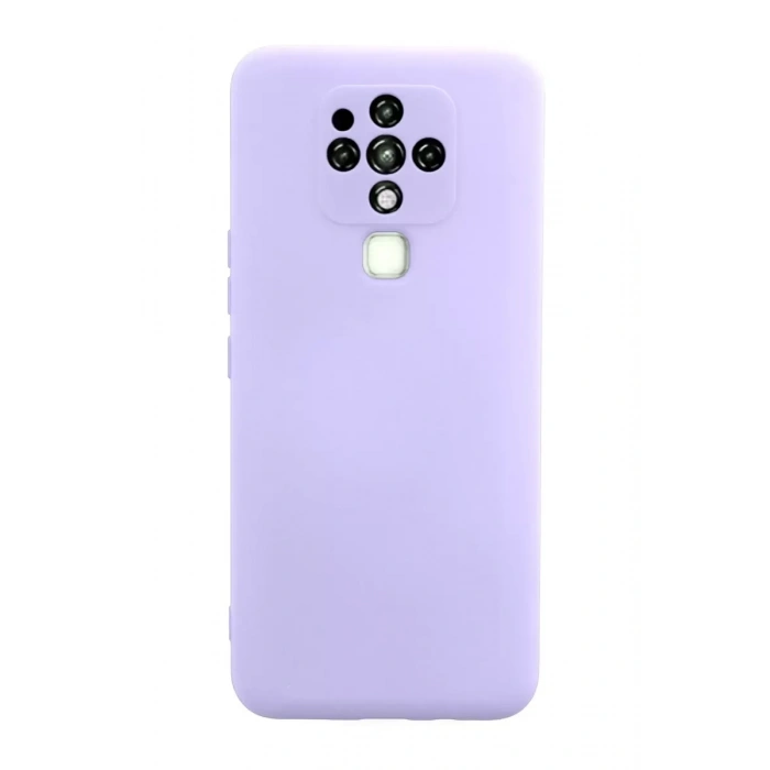 Tecno Camon 16 Kılıf Nano içi Kadife Silikon - Lila