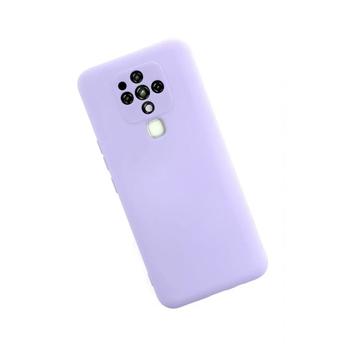 Tecno Camon 16 Kılıf Nano içi Kadife Silikon - Lila