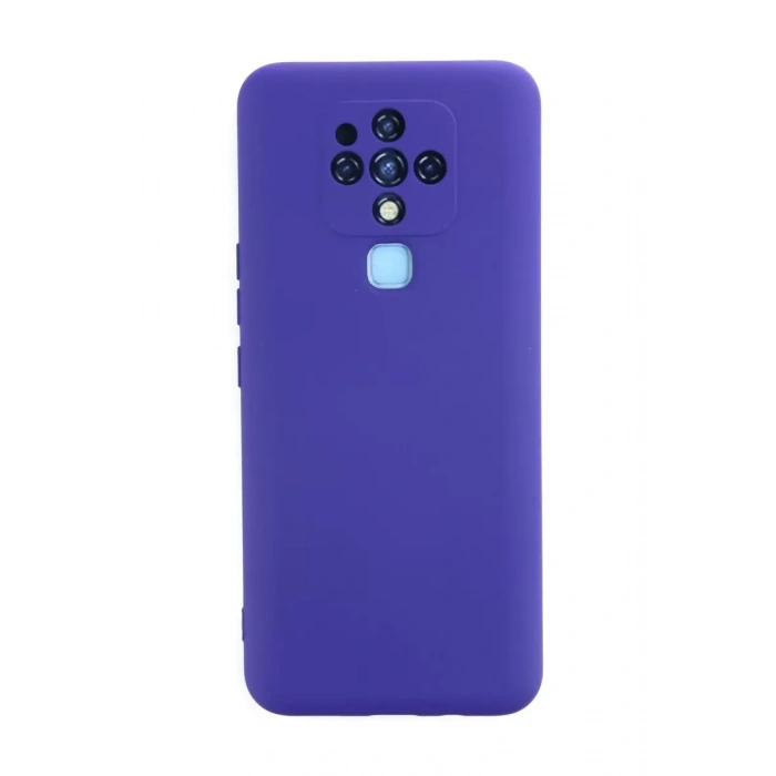 Tecno Camon 16 Kılıf Nano içi Kadife Silikon - Mor
