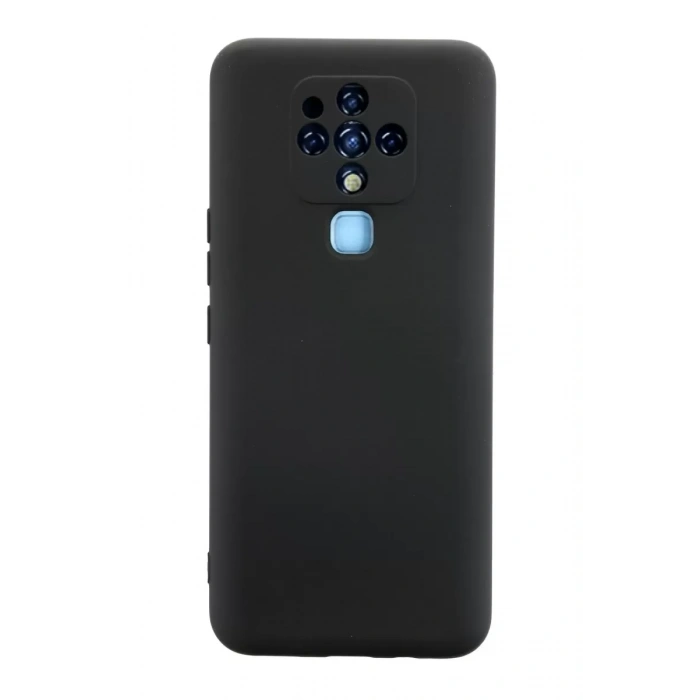 Tecno Camon 16 Kılıf Nano içi Kadife Silikon - Siyah