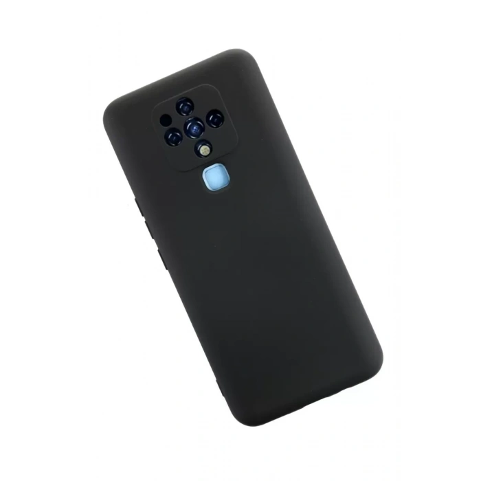 Tecno Camon 16 Kılıf Nano içi Kadife Silikon - Siyah