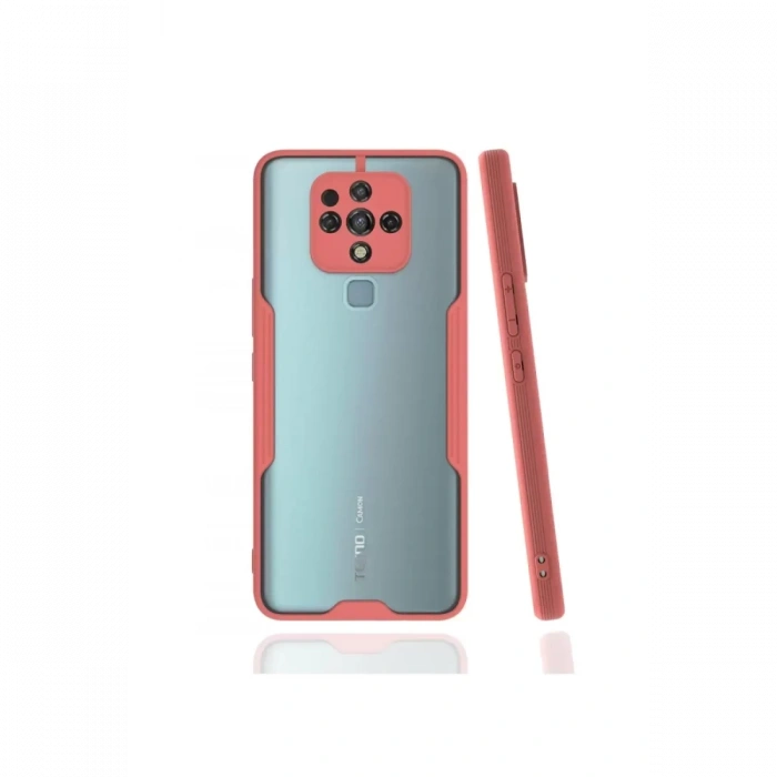 Tecno Camon 16 Kılıf Platin Silikon - Pembe
