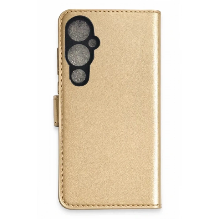 Tecno Pova 4 Pro Trend S Plus Kapaklı Kılıf - Gold
