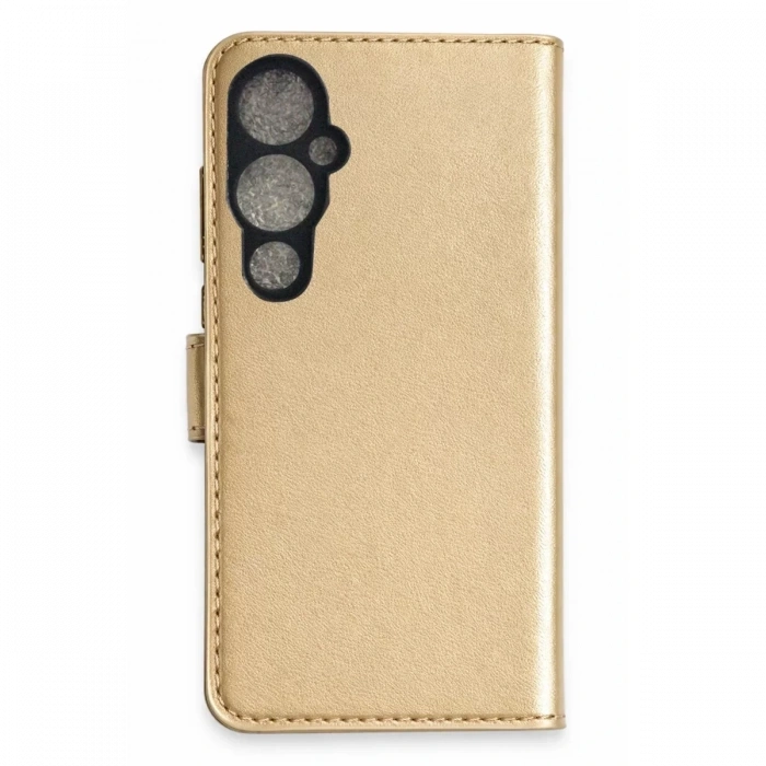 Tecno Pova 4 Pro Trend S Plus Kapaklı Kılıf - Gold