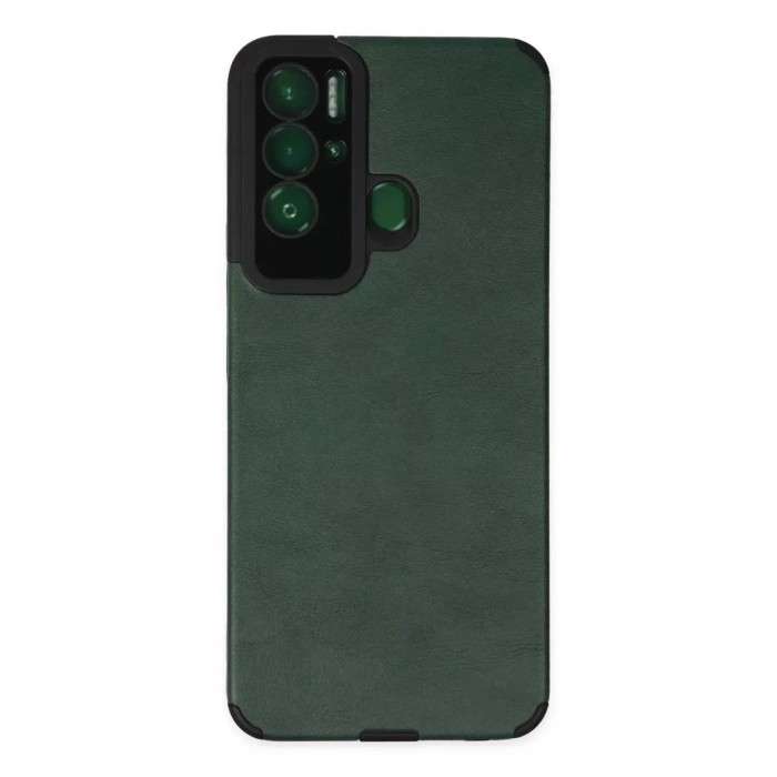 Tecno Pova Neo Kılıf Loop Deri Silikon - Yeşil