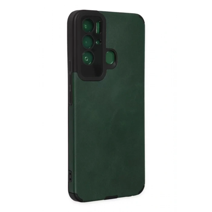 Tecno Pova Neo Kılıf Loop Deri Silikon - Yeşil