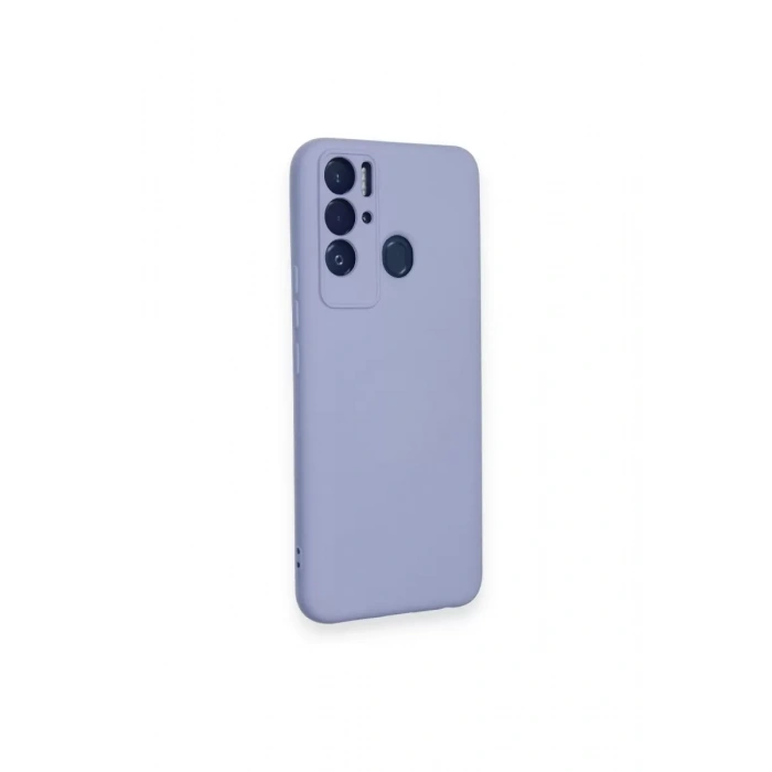 Tecno Pova Neo Kılıf Nano içi Kadife Silikon - Lila