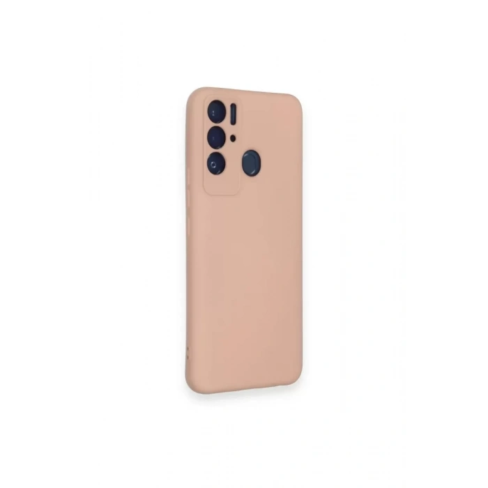 Tecno Pova Neo Kılıf Nano içi Kadife Silikon - Pudra