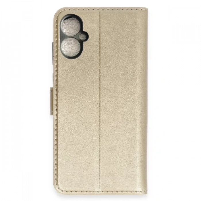 Tecno Spark 9 Pro Trend S Plus Kapaklı Kılıf - Gold