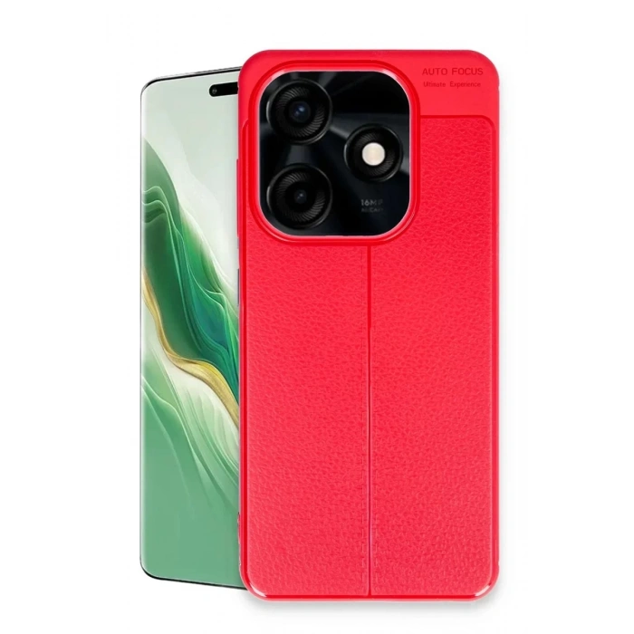 Tecno Spark Go 2024 Kılıf Auto Focus Kapak - Kırmızı