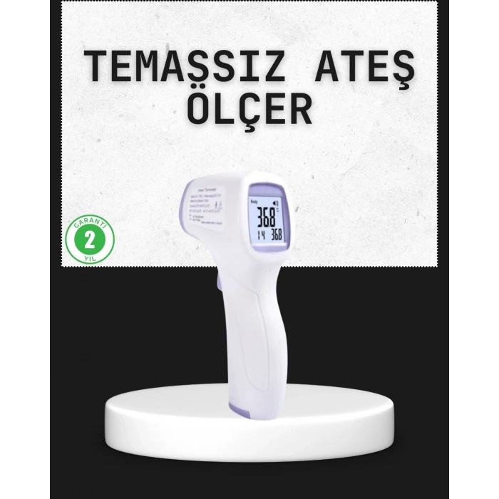 Temassız Termometre Hızlı Ölçüm Güvenli Dijital Ateş Ölçer
