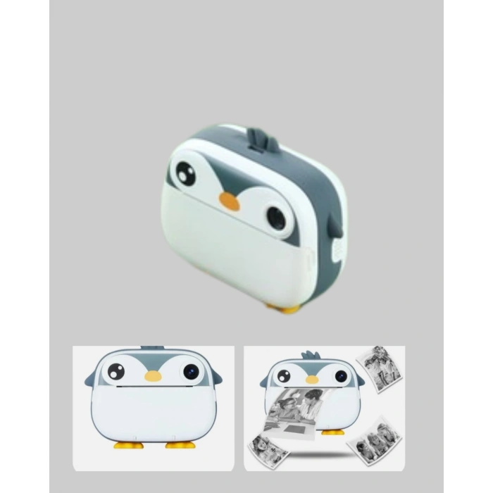 Termal Baskı Çocuk Kamerası HD Çekim USB Şarjlı Eğitici Oyuncak