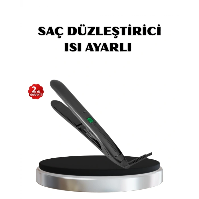 Titanyum Kaplamalı Saç Düzleştirici – Nem Koruma Sensörü