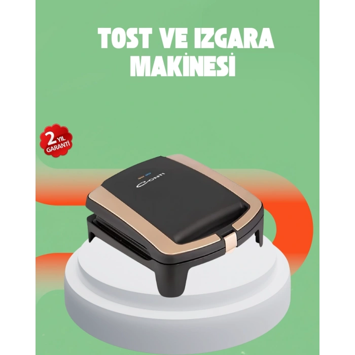 Tost Makinesi 4 Dilim Kapasite 1500 Watt Hızlı Isıtma