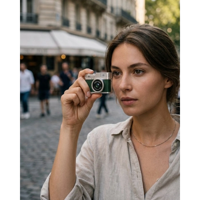 Ultra Kompakt Mini Fotoğraf Makinesi 4K HD Video Selfie Kamerası