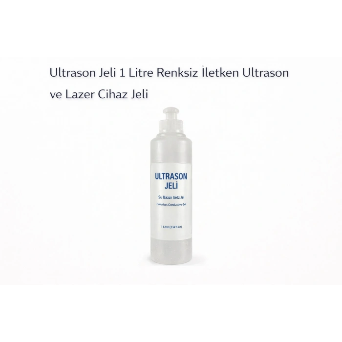 Ultrason Jeli 1 Litre Renksiz İletken Ultrason ve Lazer Cihaz Jeli 1 ADET