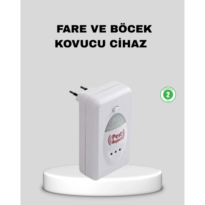 Ultrasonik Haşere Kovucu Cihaz – Sessiz, Kimyasalsız ve Etkili Koruma