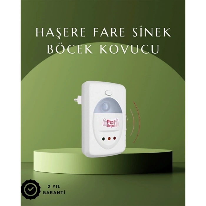 Ultrasonik Ses Dalgalarıyla Kimyasalsız Fare ve Böcek Kovucu Cihaz