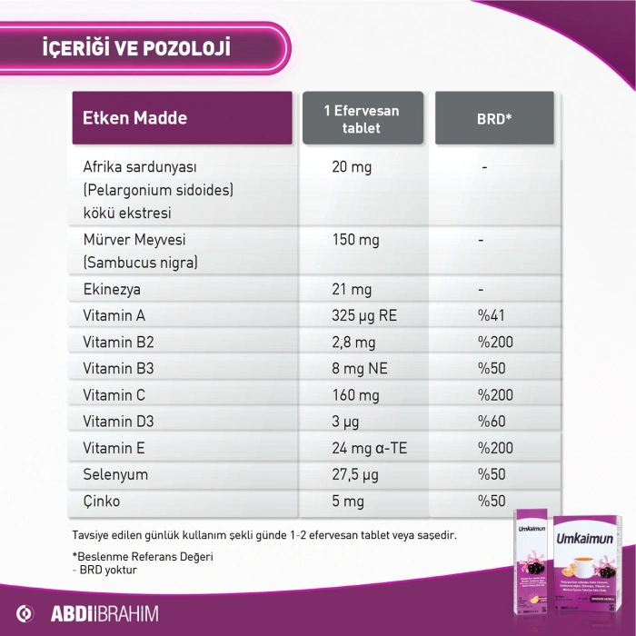 Umkaimun 15 Efervesan Tablet