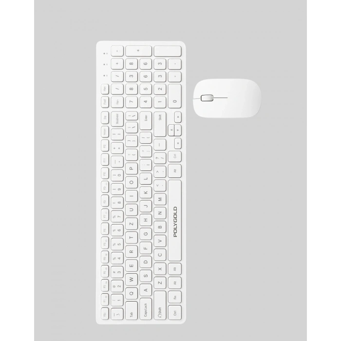 USB Alıcılı Kablosuz Klavye Mouse - Geniş Uyumluluk, Sessiz Tuşlar