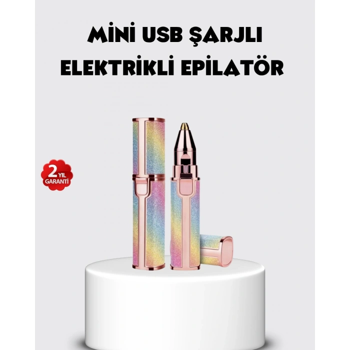 USB Şarjlı Kaş ve Yüz Tüy Alma Cihazı – Taşınabilir ve Acısız Kullanım