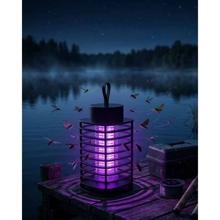 UV Işıklı Sivrisinek Kovucu Lamba Sessiz Çalışma ve Güçlü Elektrik Sistemi