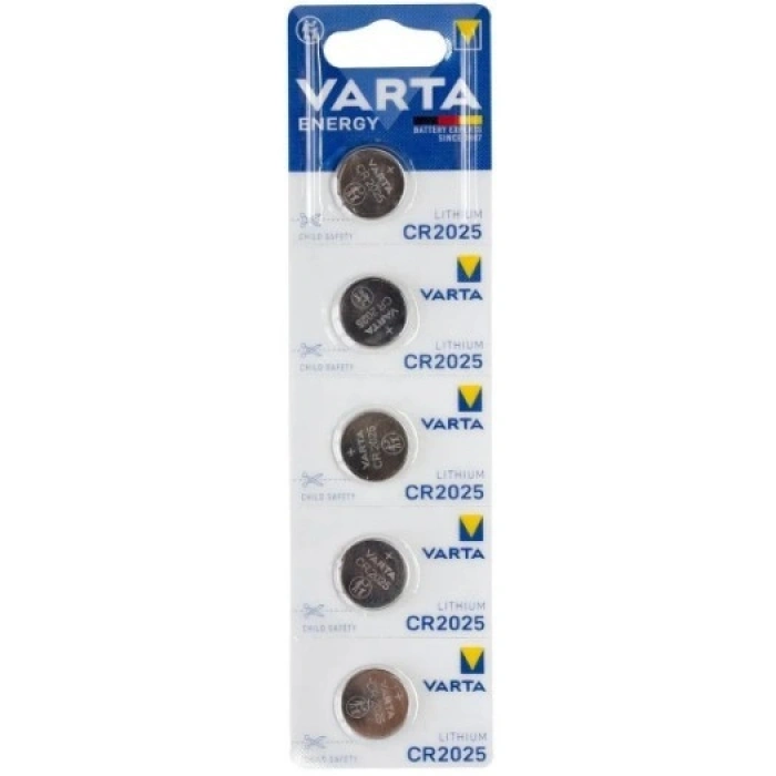 Varta Cr2025 Blister Lityum Pil 5li