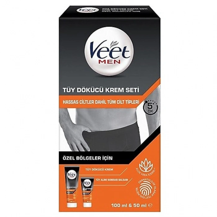Veet Men Tüy Dökücü Krem 100 ml + Balsam 50 ml