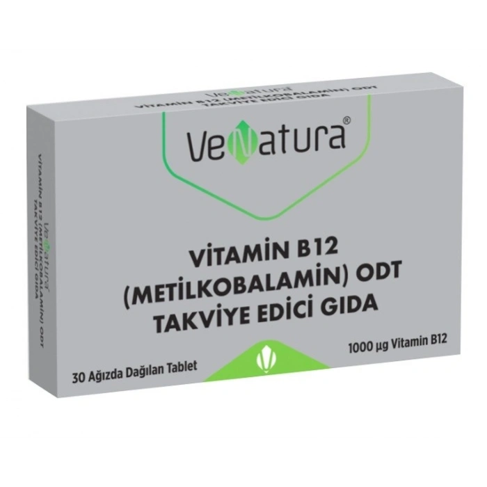 Venatura B12 Metilkobalamin 30 Tablet