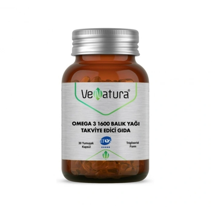 Venatura Omega-3 1600 Balık Yağı 30 Kapsül